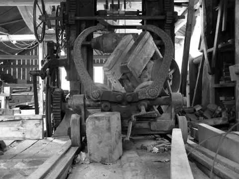 Old sawmill / gammalt sågverk, Svartedalen 2012