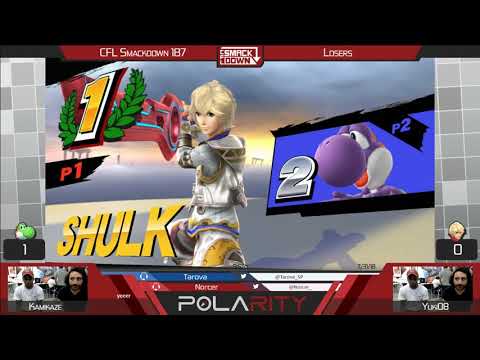 CFL Smackdown 187 Smash 4 - Kamikaze (Yoshi) vs Yuki08 (Shulk) - Losers