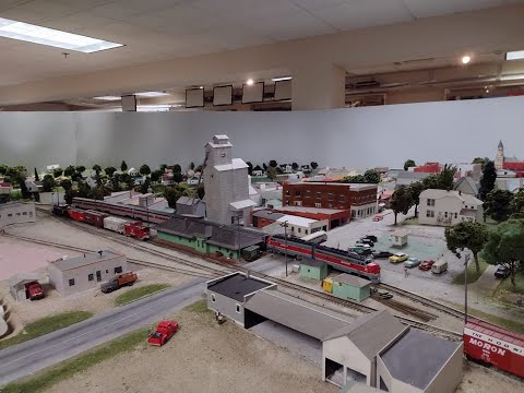 1950's ho scale Monon Model Railroad at The Depot Museum at Salem Indiana