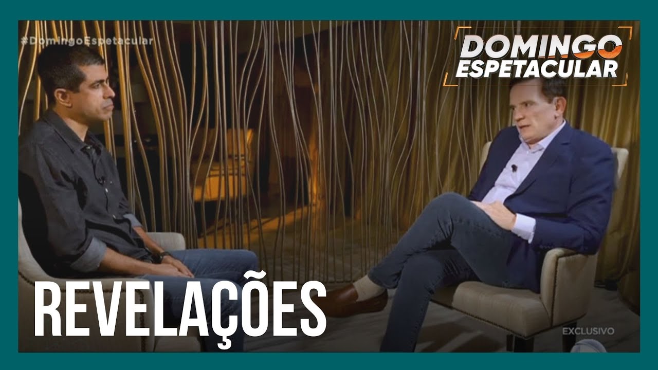 Exclusivo: Roberto Cabrini volta a entrevistar Marcius Melhem sobre novos detalhes do seu caso
