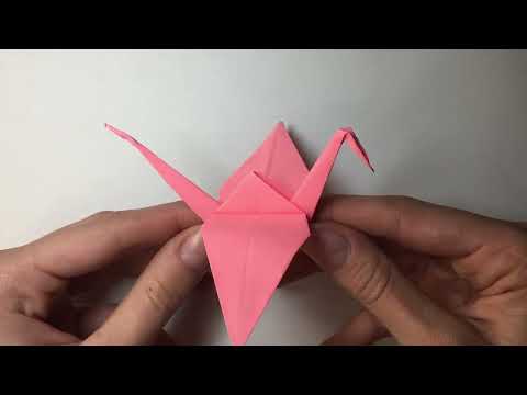Żuraw origami | Jak zrobić żurawia z papieru?