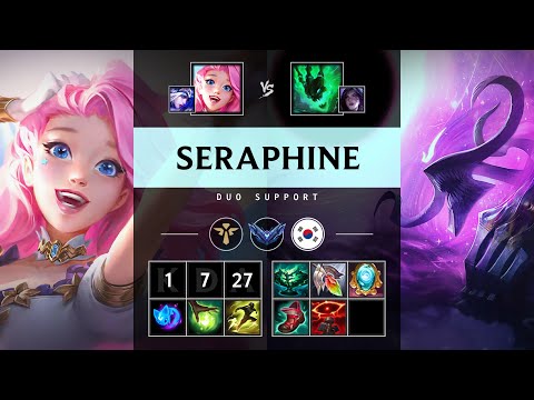Seraphine Support vs Thresh - KR Diamond Patch 25.09