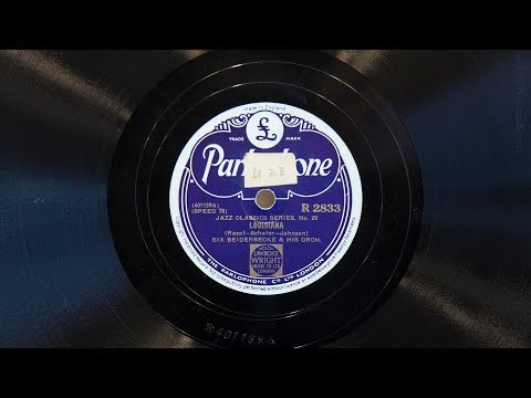 Louisiana • Bix Beiderbecke and His Orchestra (EMG Xb Oversize Gramophone)