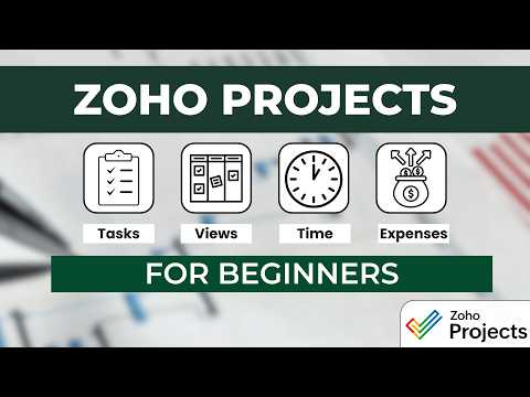 A beginner-friendly tutorial demonstrating how to use Zoho Projects for standard team members.