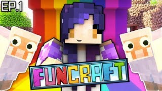 I'm the NEWEST Member!! | FunCraft Minecraft Ep. 1