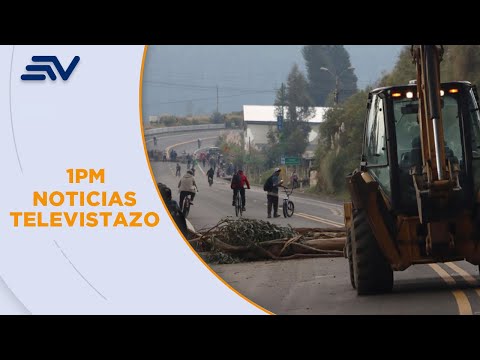 Cayambe registra diez bloqueos viales que complican el tránsito en Pichincha | Televistazo