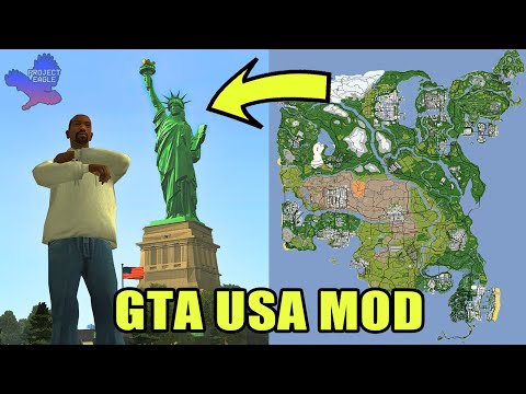 GTA AMERICA MOD - 20 MAPS in ONE GAME (United States) | Project Eagle
