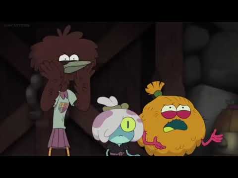 Amphibia Temporada 1. Maddie Flour e Barry