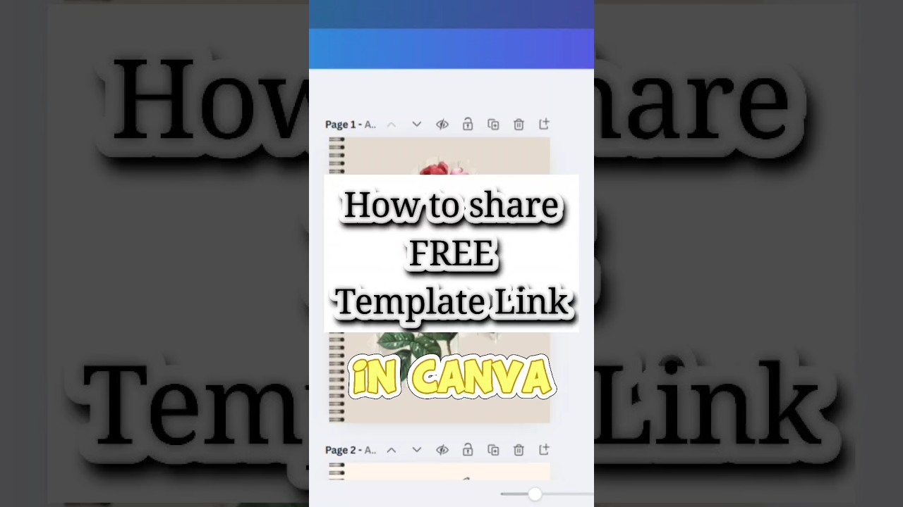 FREE Template Link in Canva #canvatutorial #freeaccount #digitalproducts