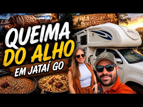 VIAJAMOS DE MOTORHOME ATÉ A QUEIMA DO ALHO EM JATAÍ / GO , VALE A PENA ?