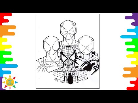 Spiderman Coloring Page|Spiderman Transformation|Cartoon - On & On (feat. Daniel Levi) [NCS Release]