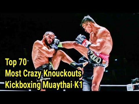 Top 70  Most Crazy Knockouts Kickboxing Muaythai K1 in MMAs