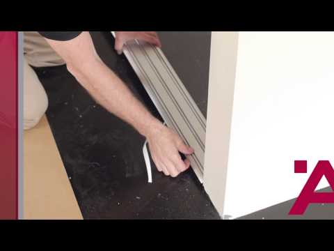 Aluflex Sliding Door Installation Guide (2 of 7): Installing Top and Bottom Tracks