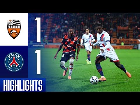 LORIENT 1-1 PSG – Match Draw Summary