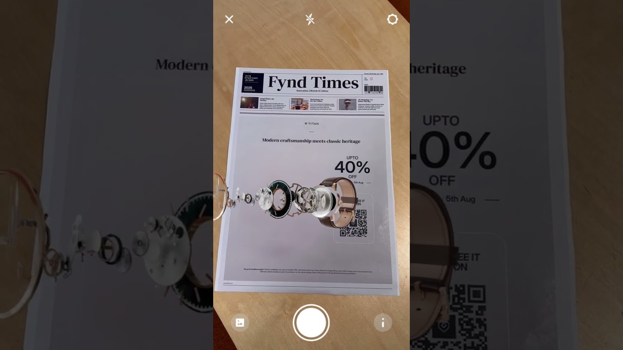 Augmented Reality Ad Demo | From Newspaper to 3D Interactive Experience