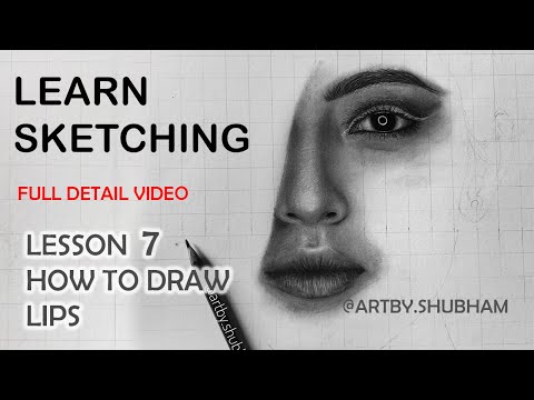 How to draw lips for beginners | how to draw lips easy...