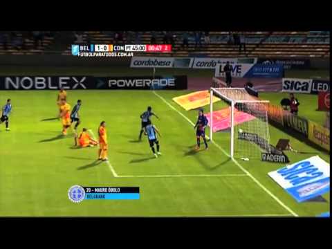 Gol de Mauro Obolo  Belgrano 1-0 Crucero del Norte