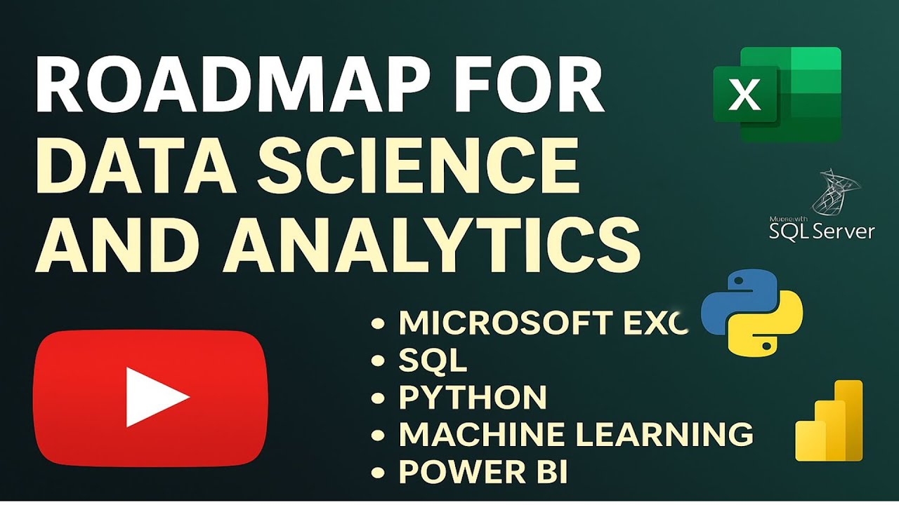 Data Analytics Roadmap 2025: Excel, SQL, Python, ML & Power BI
