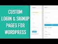 Custom Login & Signup Page for WordPress - Urdu-Hindi Tutorial Custom Login & Signup Page for WordPress - Urdu-Hindi Tutorial