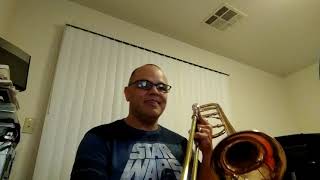 Lead trombone on &quot;Melao de Caña&quot; by Oscar d&#39;Leon.