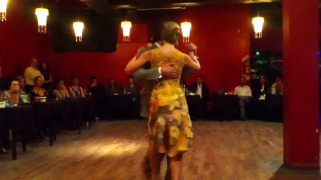 Bailaron Josefina Bermudez Avila & Fabian Peralta, en la milonga El Beso - 18/01/15