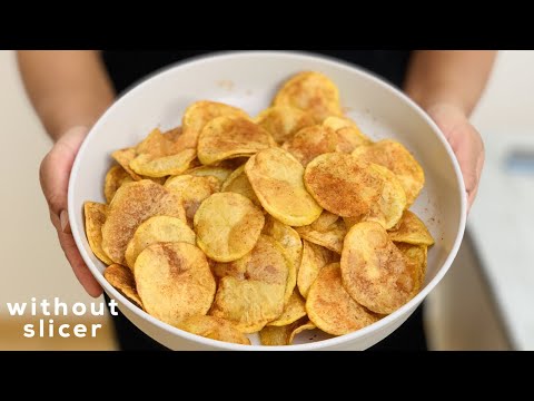Crispy potato chips at home in lock down | Fried Potato chips recipe at home