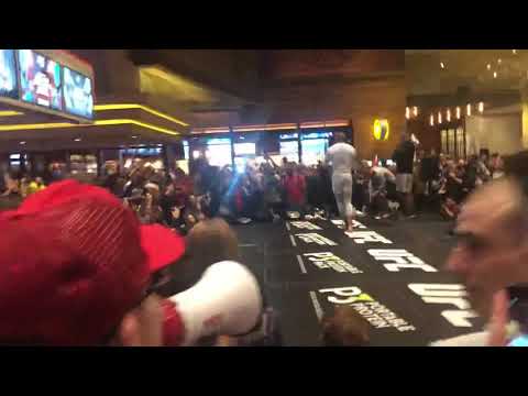 Colby Covington heckles kamara usman at ufc 235 open workout uncut full version