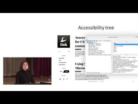Frontend.fi - Leonie Watson: Using ARIA to solve everyday accessibility problems