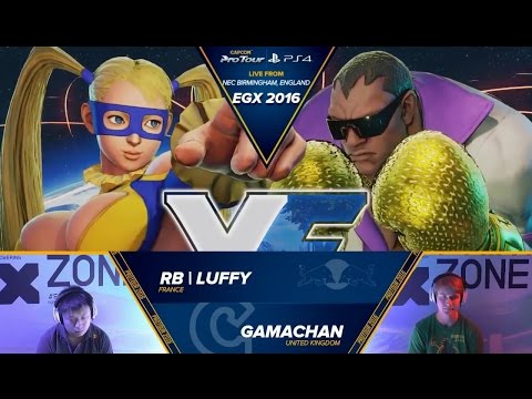 SFV: RB Luffy vs Gamachan - EGX 2016 Day 1 Pools - CPT 2016