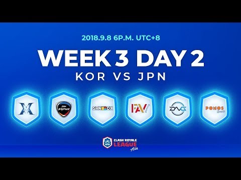 Clash Royale League Asia Season2 - Week 3 Day 2