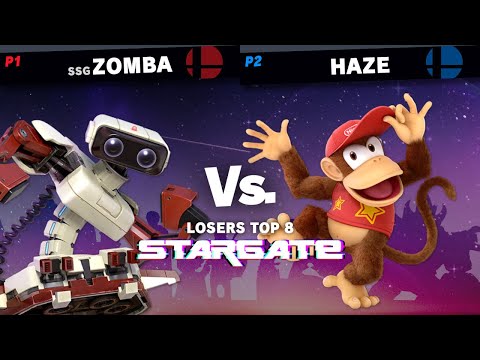 Zomba (ROB) vs Haze (Diddy Kong) - Stargate #12 Losers Top 8