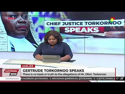 LIVE: Suspended CJ Gertrude Torkornoo addresses Ghanaians after her suspension || 25-06-2025
