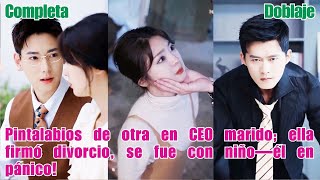 Pintalabios de otra en CEO marido;ella firmó divorcio, se fue con niño—él en pánico!#220733gsB2