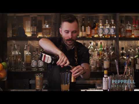 Singapore Sling cocktail recipe featuring Pepprell Gin