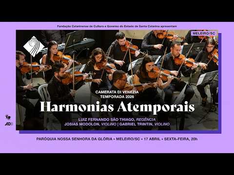 Concerto Harmonias Atemporais. Meleiro/SC. Regente Luiz Fernando. Violinos Josias e Gabriel