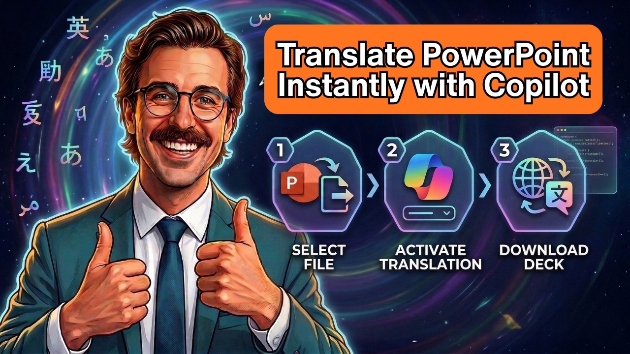 How to Translate PowerPoint with Copilot (1 Click)