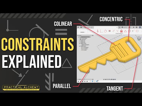 Beginner's Guide to Geometric Constraints in Fusion 360 - Better, faster, and more flexible designs