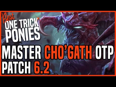 Patch 6.2 Cho'Gath Mid OTP - Matchup: Ahri - Ranked Master KR