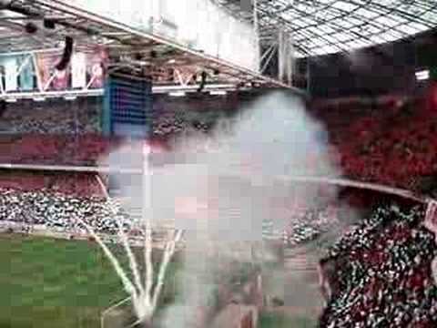 Opkomst spelers Ajax - Feyenoord