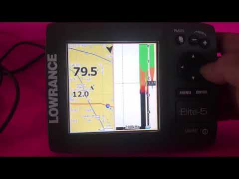 Lowrance elite-5 test