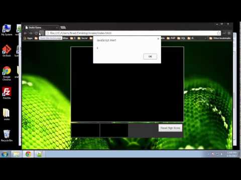 Projects in HTML5 – Chapter 22 – Snake Game Scripting Part 3