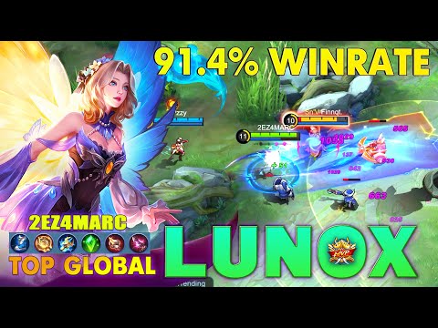 Lunox 91.4% Winrate 💥 Nonstop Ganking by 2EZ4MARC ~ MLBB