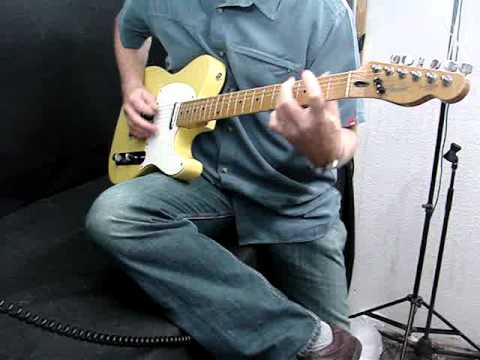 Fender Telecaster Vintage White Guitar Demo Korean Made.  One Bad Ass Tele