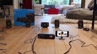 Video thumbnail for New Logitech Z906 sound test by Robin S
