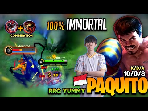 MVP PLAY! Paquito War Axe New Meta Build ?! [Top Global Paquito] By RRQ Yummy - Mobile Legend