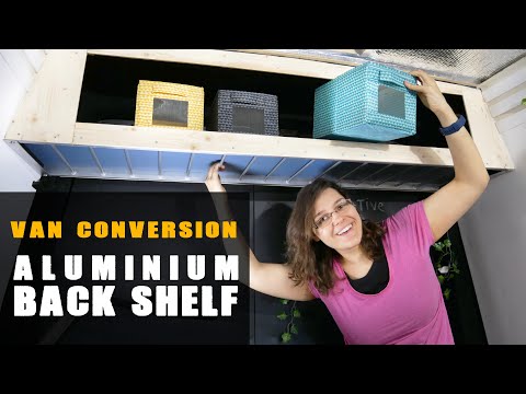 Offener, leichter Oberschrank hinten | Sprinter-/Crafter-Van-Ausbau