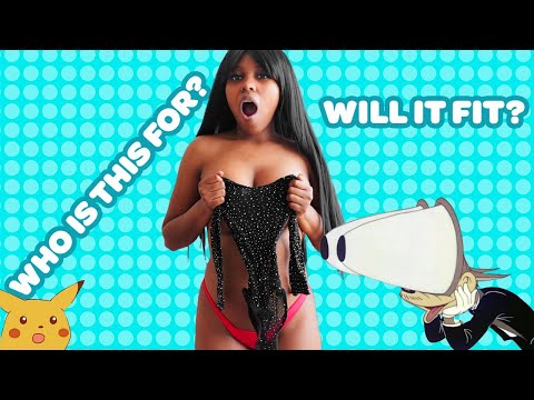 4K Transparent Fishnet TRY-ON w/ Mirror view | Uirigame