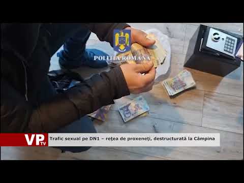 Trafic sexual pe DN1 – reţea de proxeneţi, destructurată la Câmpina