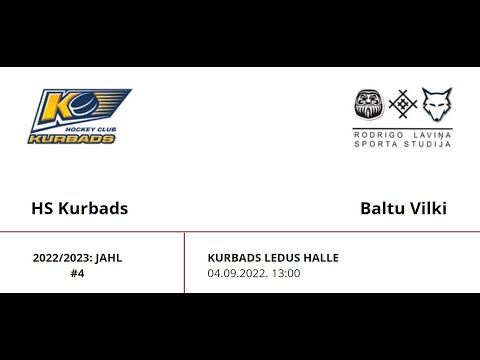 2022/2023: JAHL HS Kurbads - Baltu Vilki, 04.09.2022.