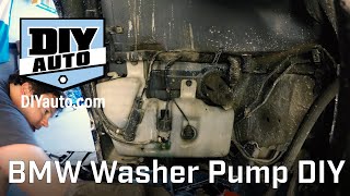 BMW E38 7 Series Windshield Washer Pump DIY